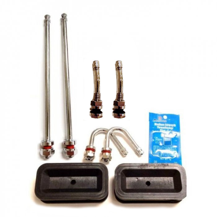 DL1SPAAFR Dually Valve Kit Chrome w/Front Stems