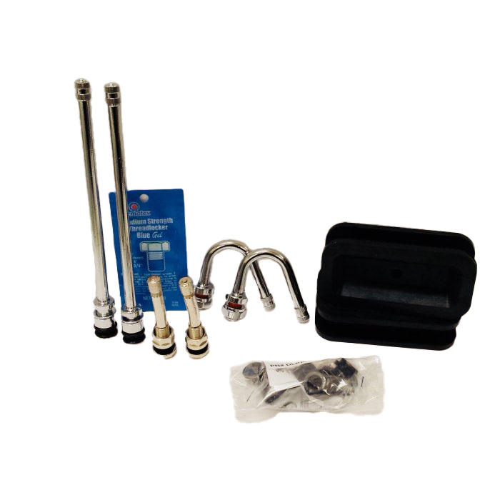 DL1SPALFR Dually Valve Kit Chrome w/Front Stems